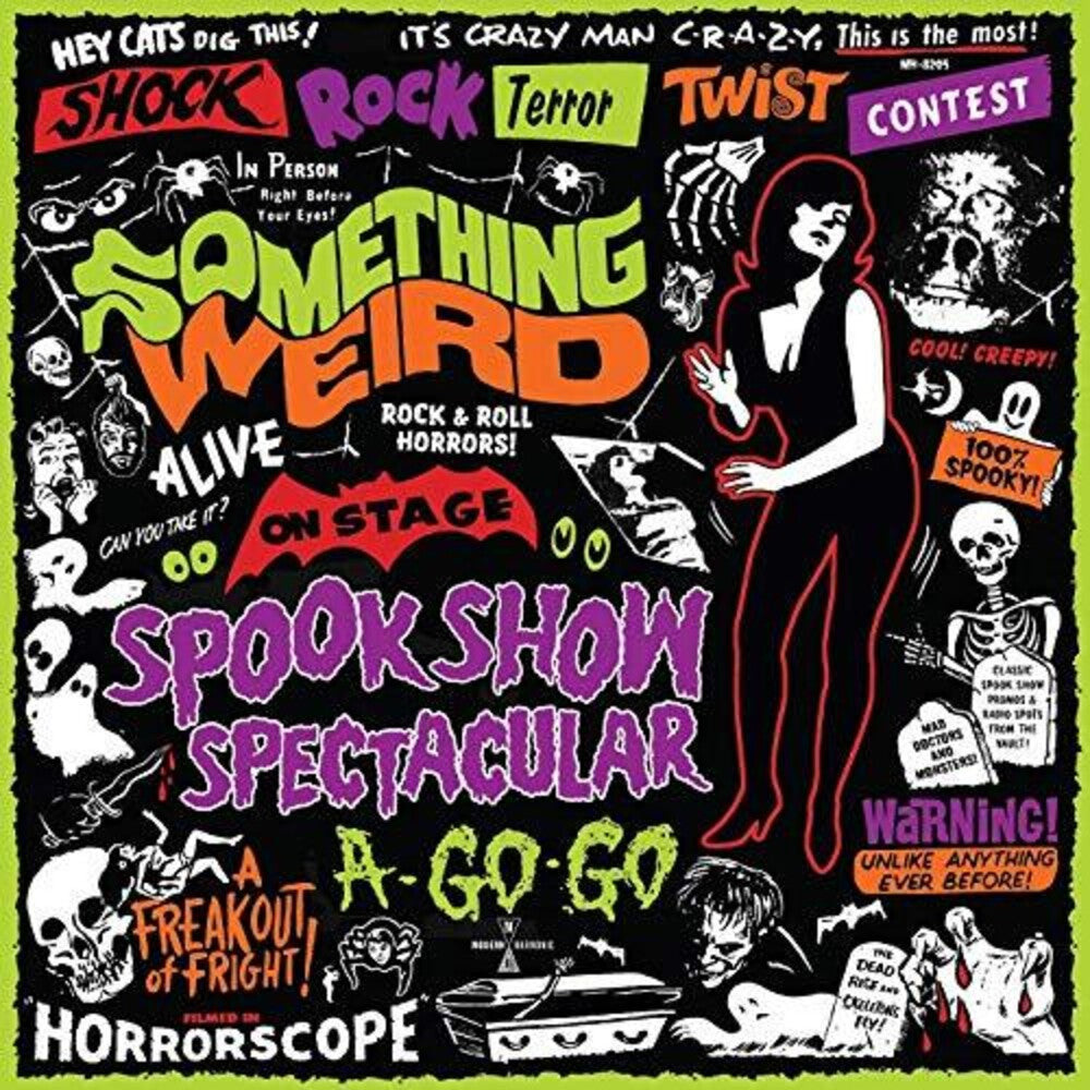 the album cover for Something Weird - Spook Show Spectacular A-Go-Go