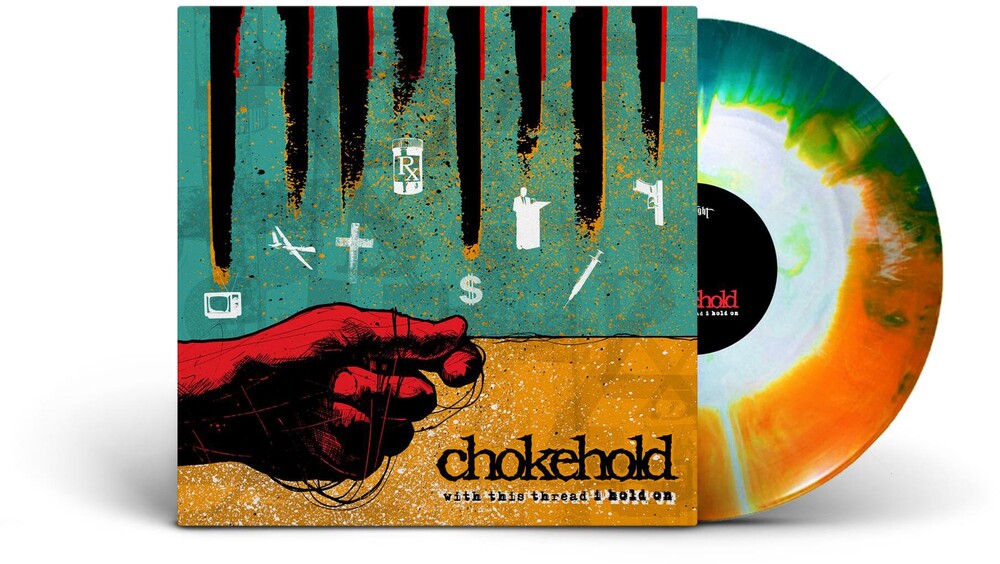 the album cover for Chokehold - With This Thread I Hold On [Orange / White / Green LP]