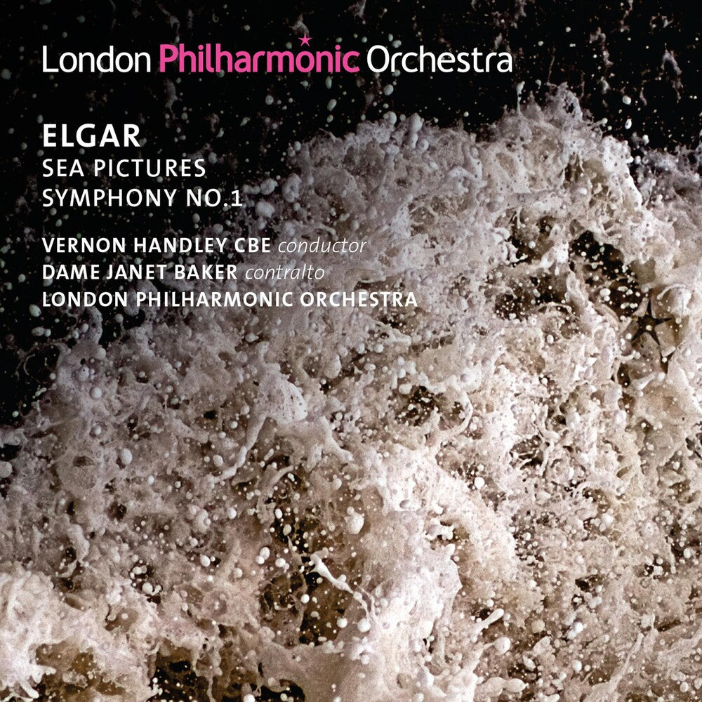the album cover for Vernon Handley - Elgar: Sea Pictures, Symphony No. 1 London Philharmonic Orchestra
