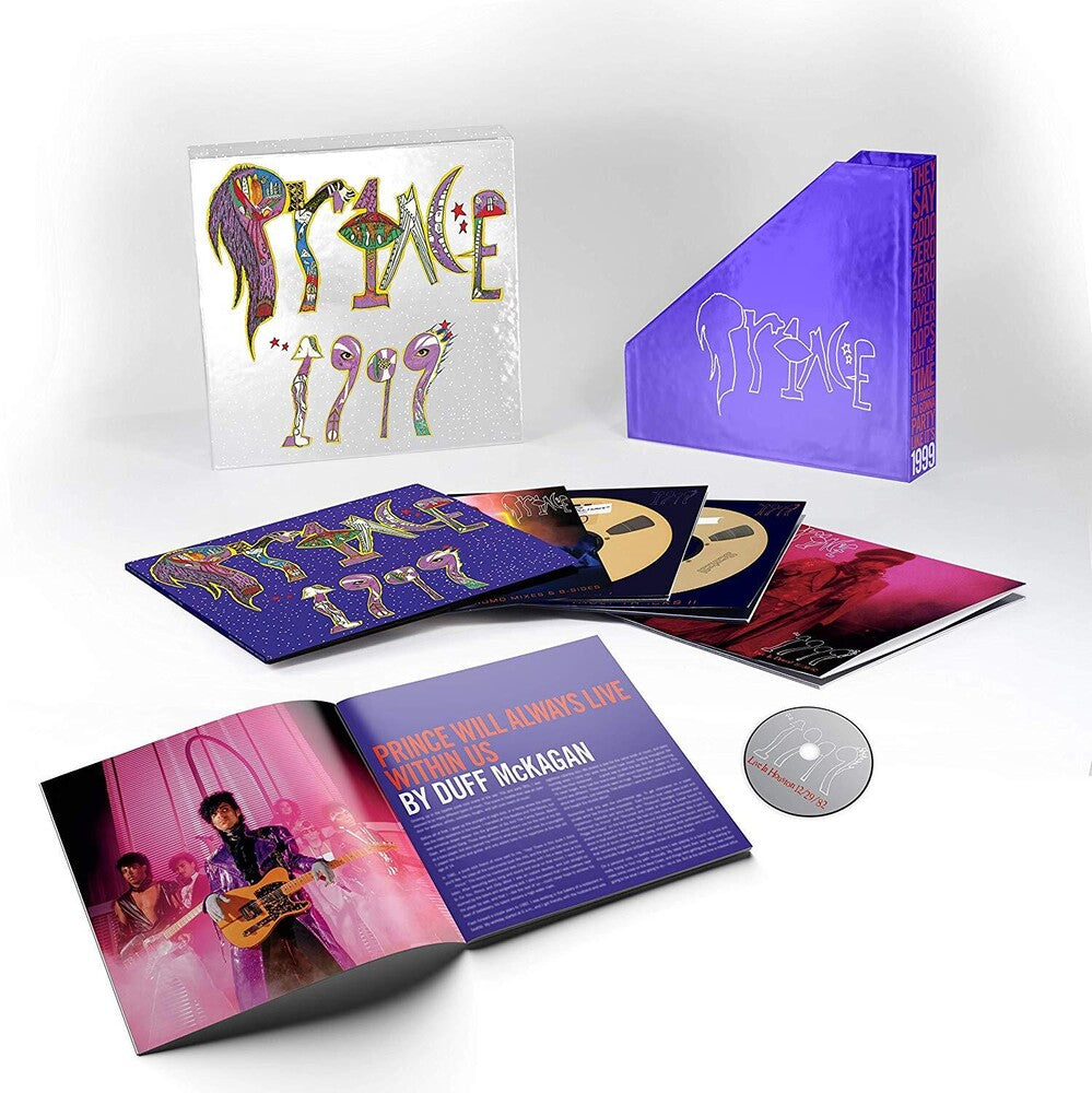 the album cover for Prince - 1999: Remastered [Super Deluxe 10LP/1DVD]
