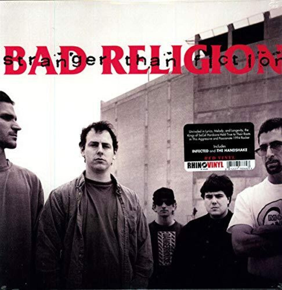 the album cover for Bad Religion - Stranger Than Fiction [Clear LP]