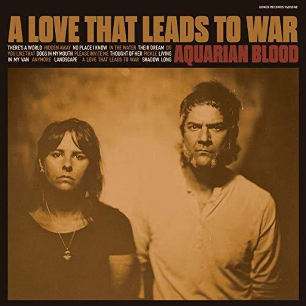 the album cover for Aquarian Blood - Love That Leads To War (Colored Vinyl) [Colored Vinyl]