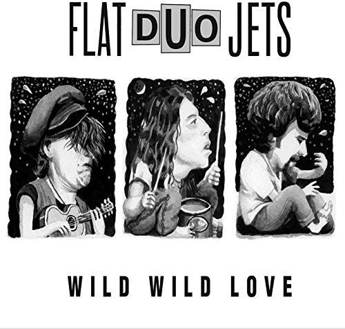the album cover for Flat Duo Jets - Wild Wild Love