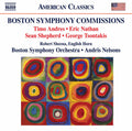 the album cover for Andres / Boston Symphony Orch / Nelsons - Boston Symphony Commissions
