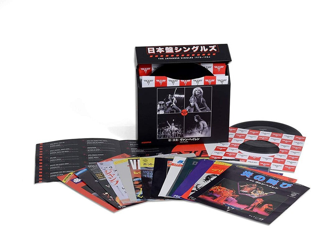 the album cover for Van Halen - The Japanese Singles 1978-1984 [7in Vinyl Box Set]