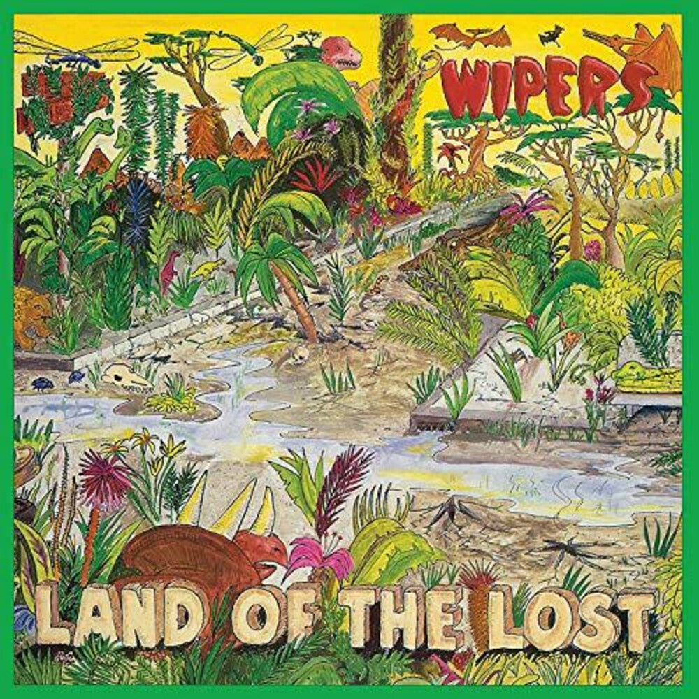 the album cover for Wipers - Land Of The Lost [Exclusive Blue Vinyl]