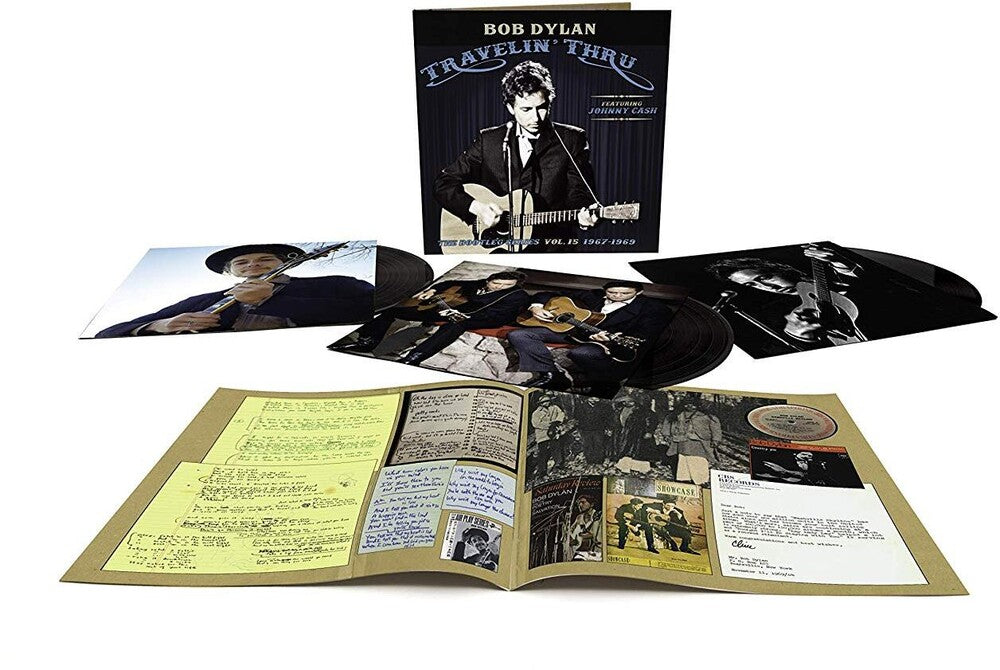 the album cover for Bob Dylan - Travelin' Thru, 1967 - 1969: The Bootleg Series, Vol. 15 [LP]
