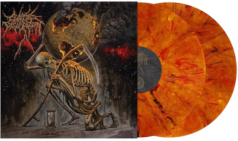 the album cover for Cattle Decapitation - Death Atlas [Solarcide LP]