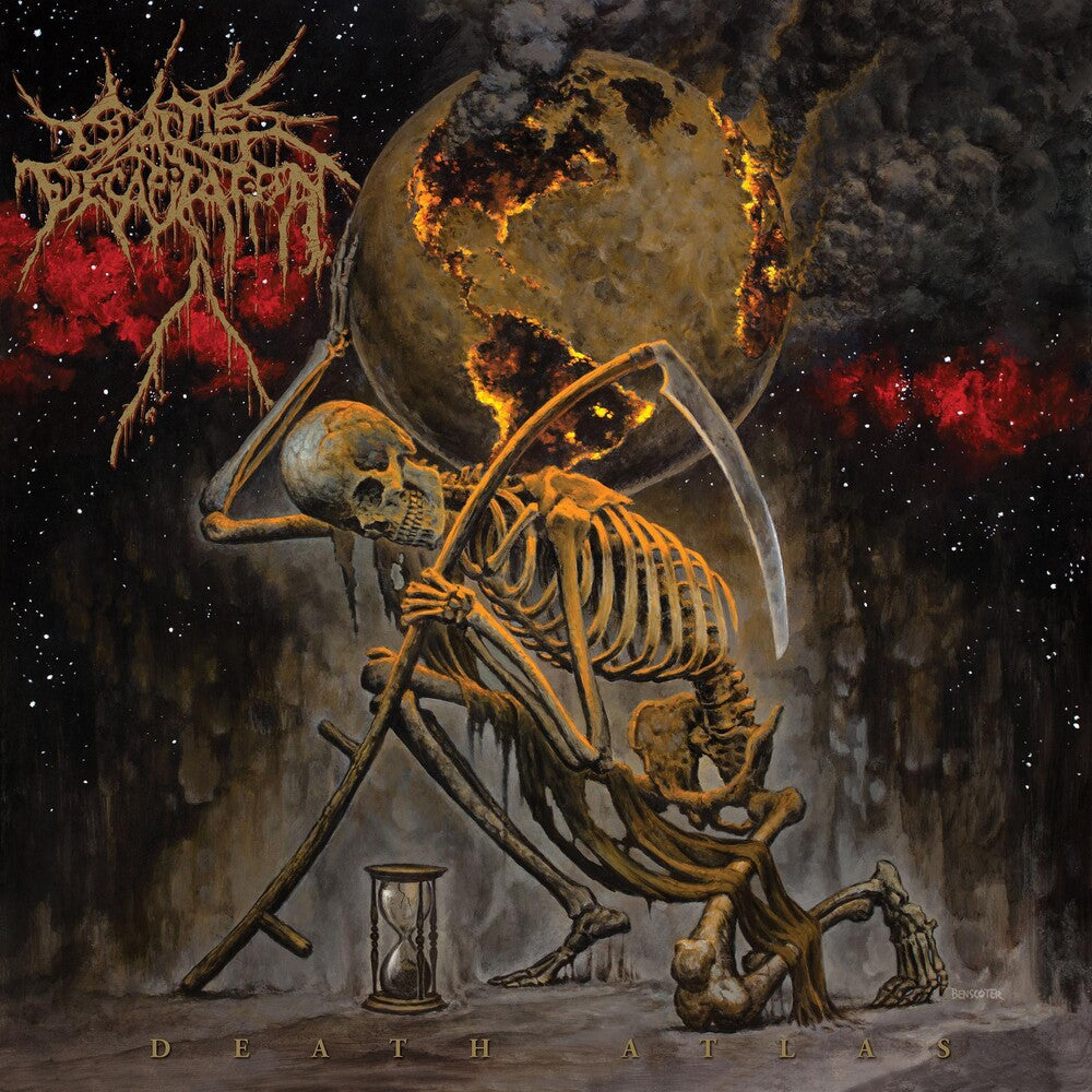 the album cover for Cattle Decapitation - Death Atlas