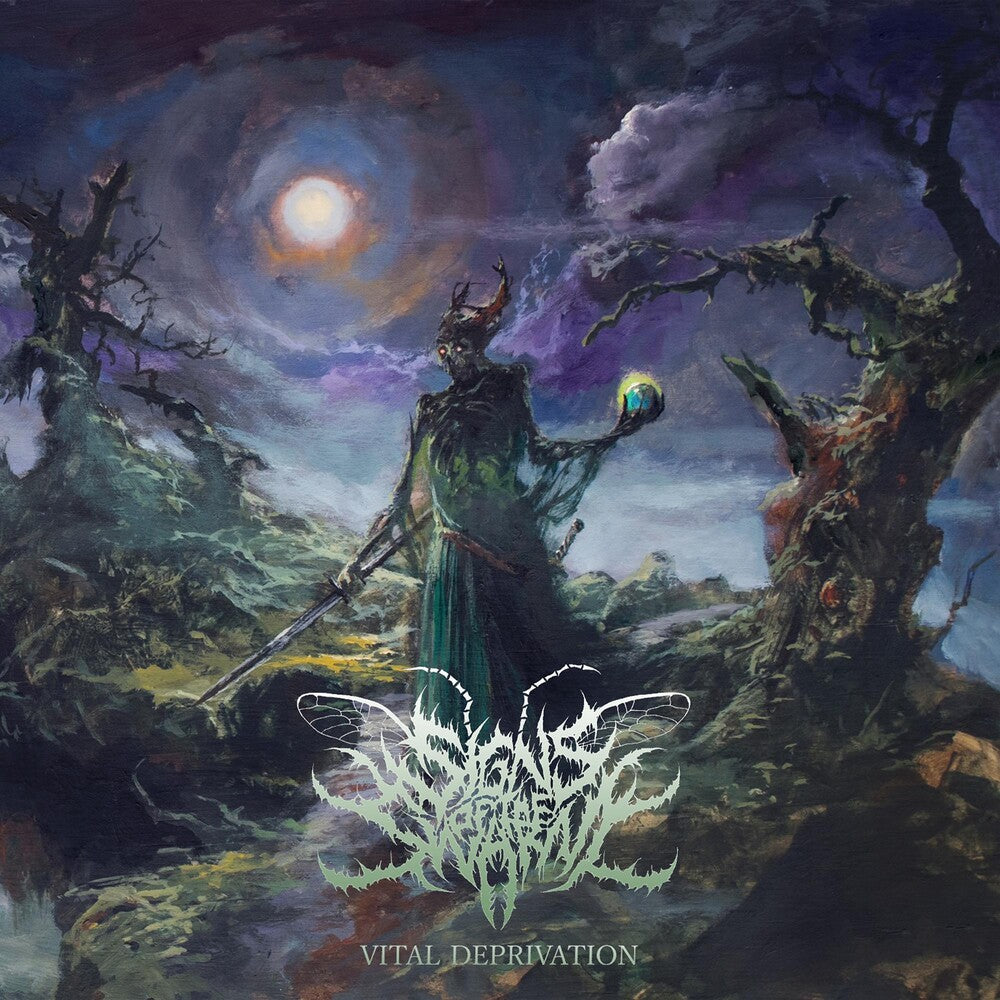 the album cover for Signs of the Swarm - Vital Deprivation [LP]