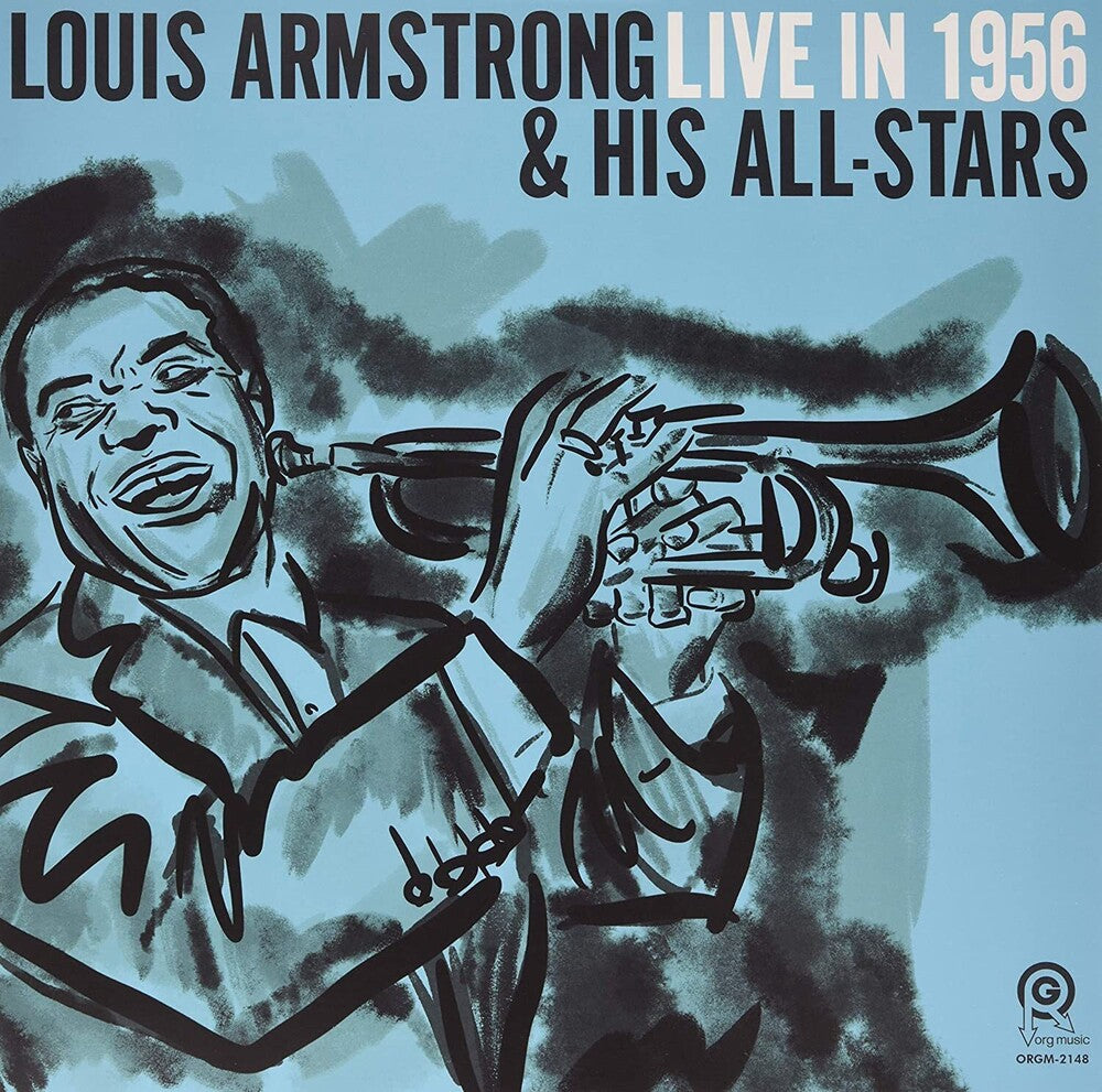 the album cover for Louis Armstrong & His All-Stars - Live in 1956 (Allentown, PA)  [RSD BF 2019]