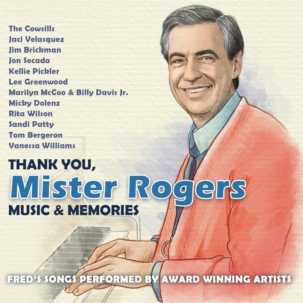 the album cover for Thank You, Mister Rogers: Music & Memories / Var - Thank You, Mister Rogers: Music & Memories