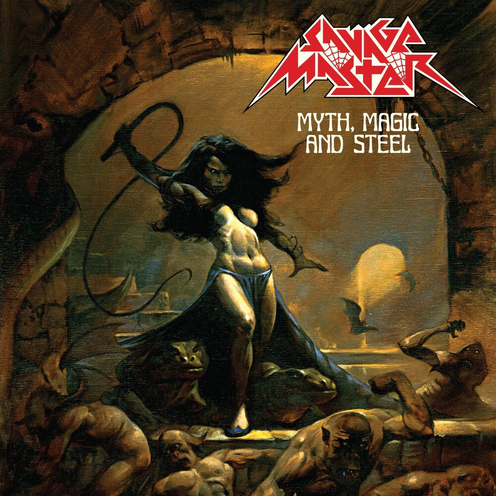 the album cover for Savage Master - Myth, Magic And Steel