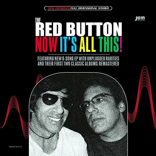 the album cover for The Red Button - Now It's All This!