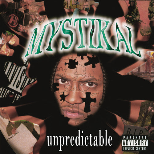 the album cover for Mystikal - Unpredictable