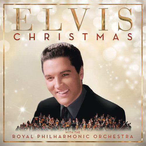 the album cover for Elvis Presley - Christmas with Elvis Presley and the Royal Philharmonic Orchestra