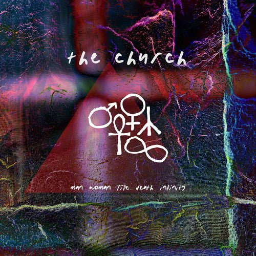 the album cover for The Church - Man Woman Life Death Infinity
