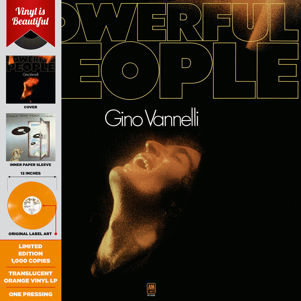 the album cover for Gino Vannelli - Powerfull People [Colored Vinyl] [Limited Edition] (Org)