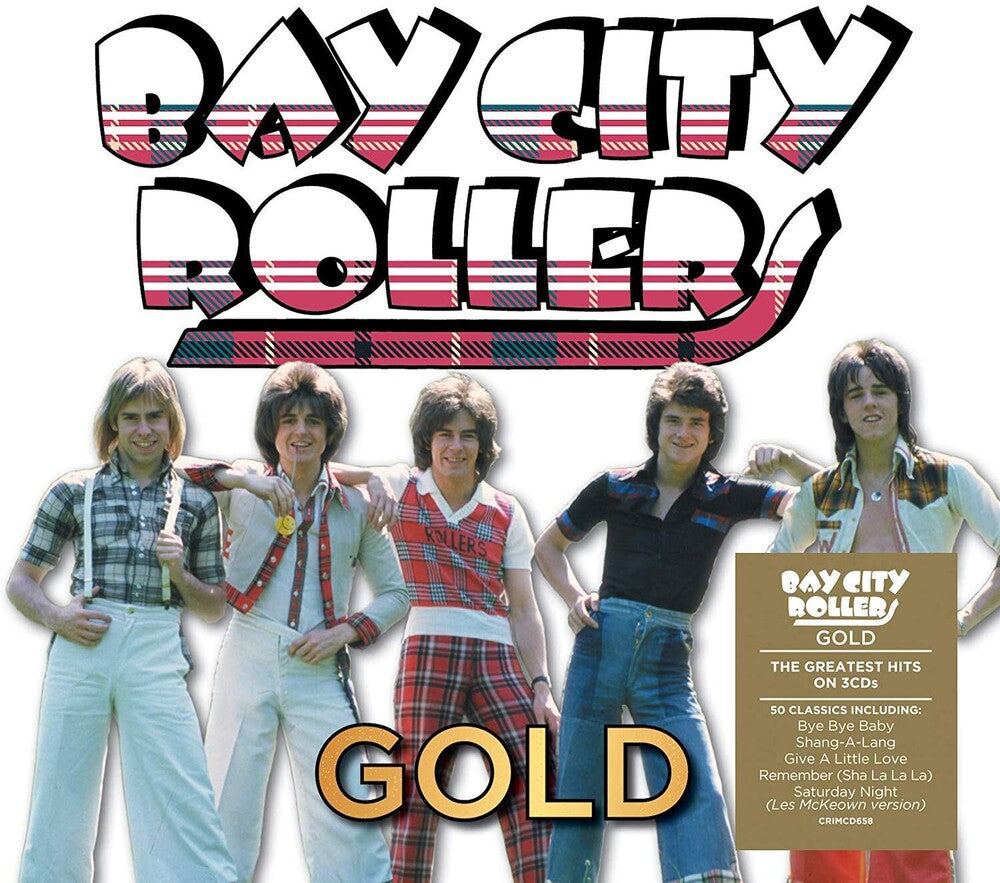 the album cover for Bay City Rollers - Gold