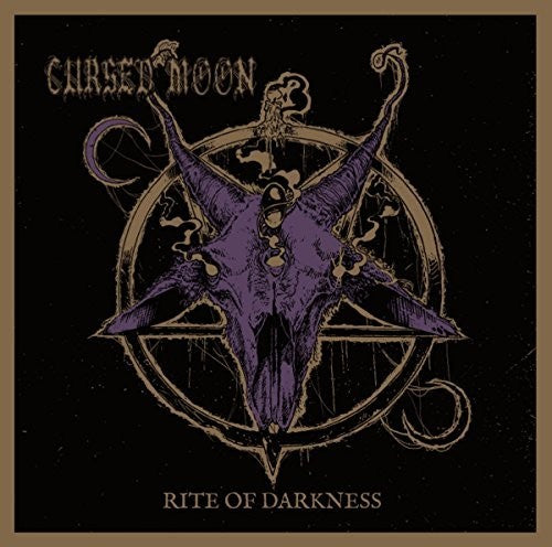 the album cover for Cursed Moon - Rite Of Darkness