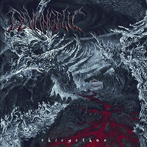 the album cover for Devangelic - Phlegethon
