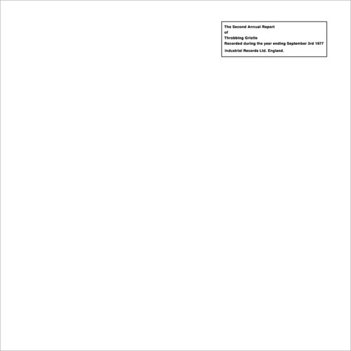 the album cover for Throbbing Gristle - The Second Annual Report