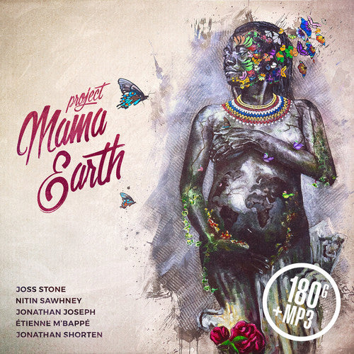 the album cover for Joss Stone - Mama Earth [LP]