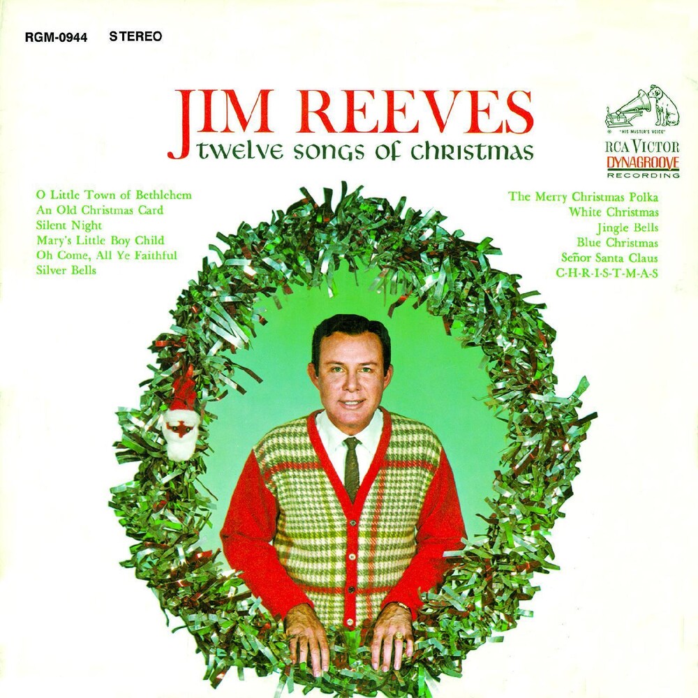 the album cover for Jim Reeves - 12 Songs Of Christmas (Exp) [Remastered] (Jewl)