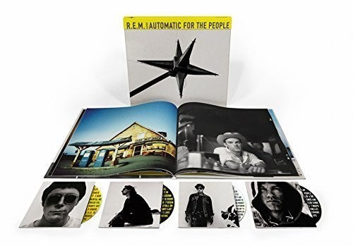 the album cover for R.E.M. - Automatic For The People: 25th Anniversary Edition [Deluxe 3CD/Blu-ray Box Set]