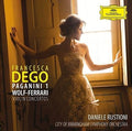 the album cover for Dego / Rustioni / City Of Birmingham Symphony - Paganini 1 Wolf-Ferrari Violin Concertos