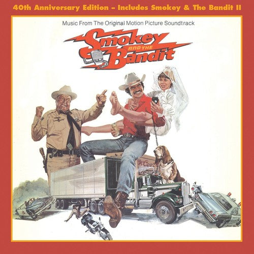 the album cover for Smokey & The Bandit Soundtrack I And Ii / OST - Smokey and the Bandit I and II (40th Anniversary) (Music From the Motion Picture Soundtrack)