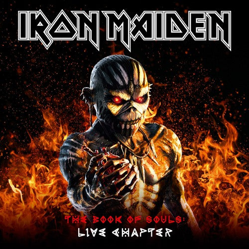 the album cover for Iron Maiden - The Book Of Souls: The Live Chapter [Limited Edition Deluxe 2CD/Book]