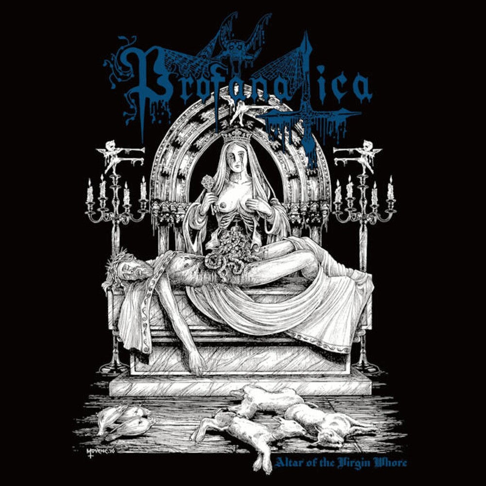 the album cover for Profanatica - Altar Of The Virgin Whore [LP]