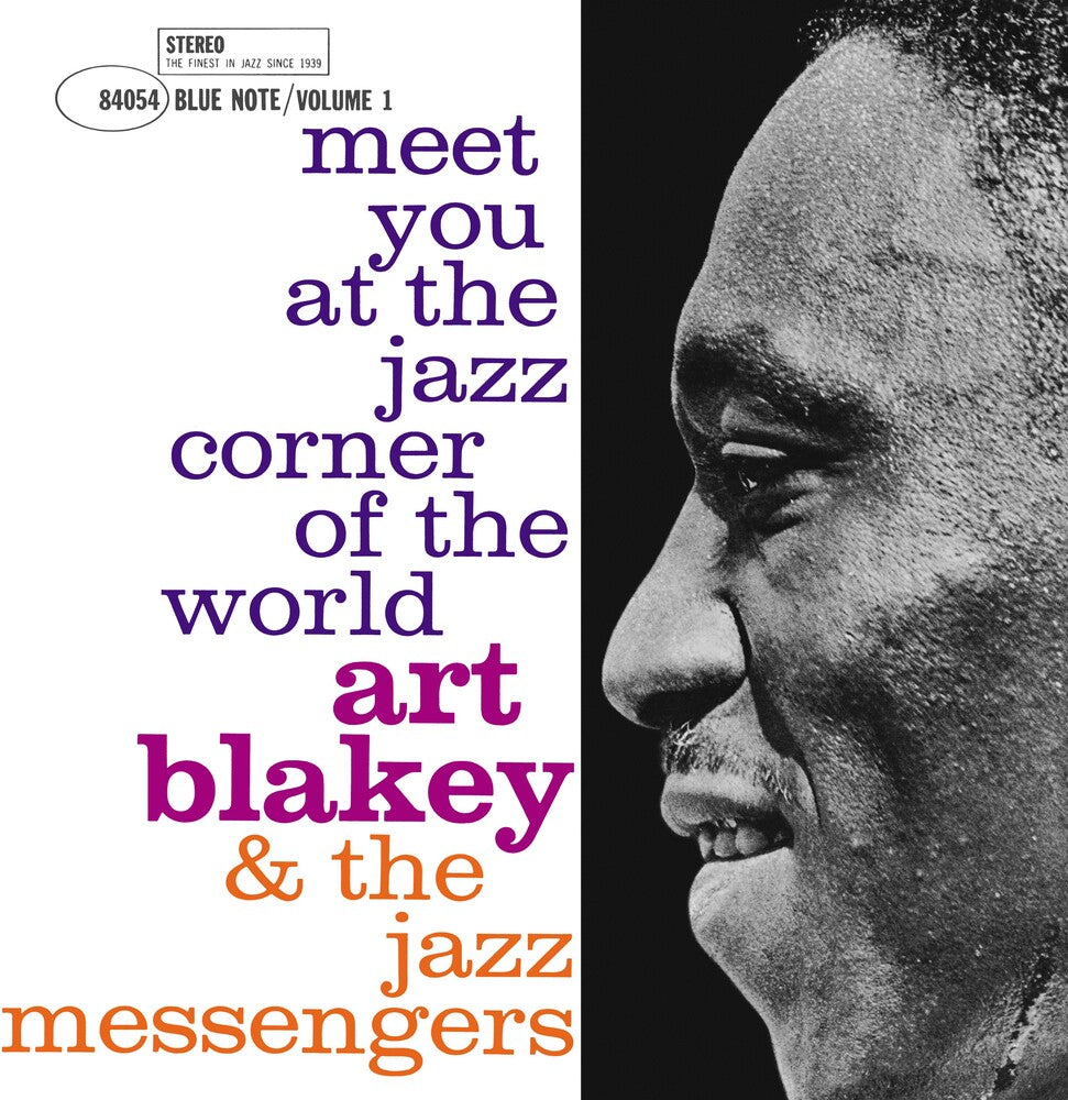 the album cover for Art Blakey & The Jazz Messengers - Meet You At The Jazz Corner Of The World, Vol. 1 [LP]