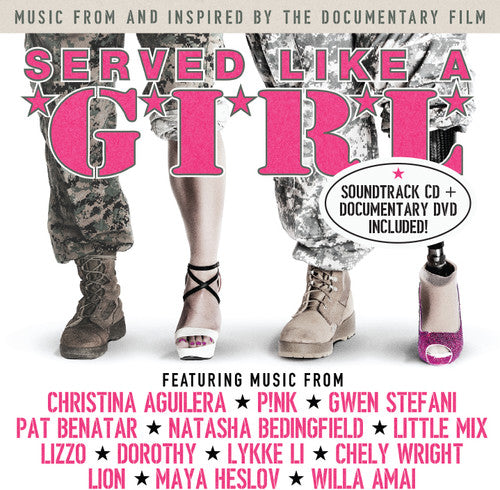 the album cover for Served Like A Girl [Documentary] - Served Like A Girl [Soundtrack w/DVD]