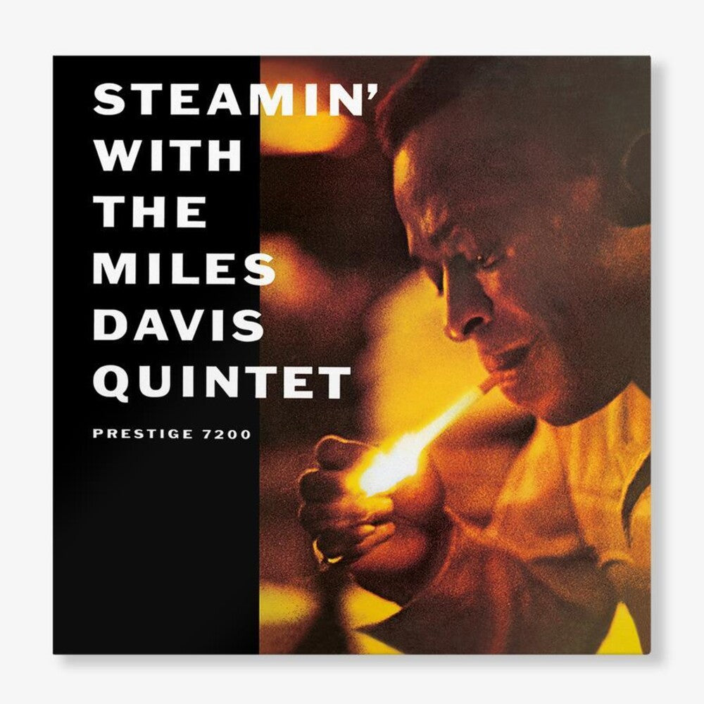 the album cover for Miles Davis - Steamin With Miles Davis Quintet (Blue) [Clear Vinyl]