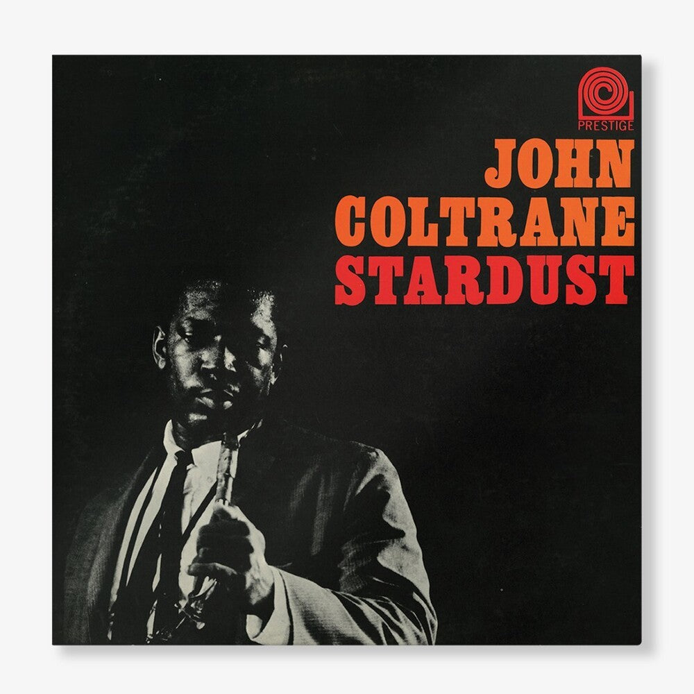 the album cover for John Coltrane - Stardust [Indie Exclusive Limited Edition Blue LP]