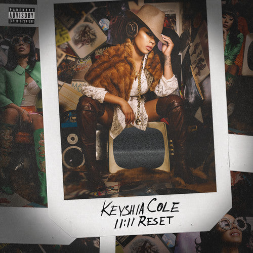 the album cover for Keyshia Cole - 11:11 Reset