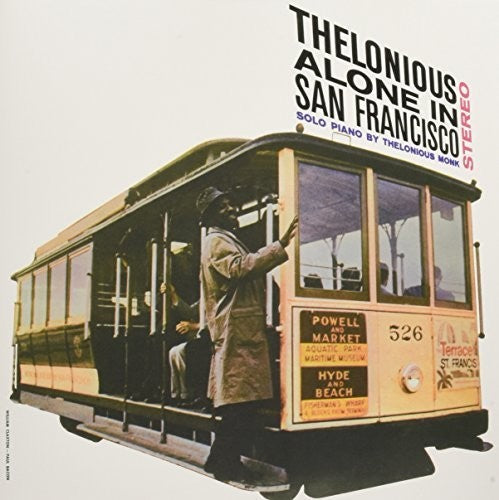 the album cover for Thelonious Monk - Alone in San Francisco