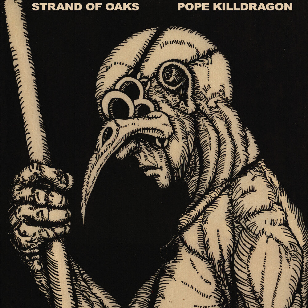 the album cover for Strand Of Oaks - Pope Killdragon (Dragon Bone Vinyl) [Colored Vinyl]