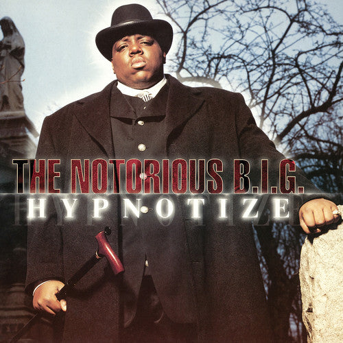 the album cover for The Notorious B.I.G. - Hypnotize [SYEOR 2018 Exclusive Black/Orange 12in Single]