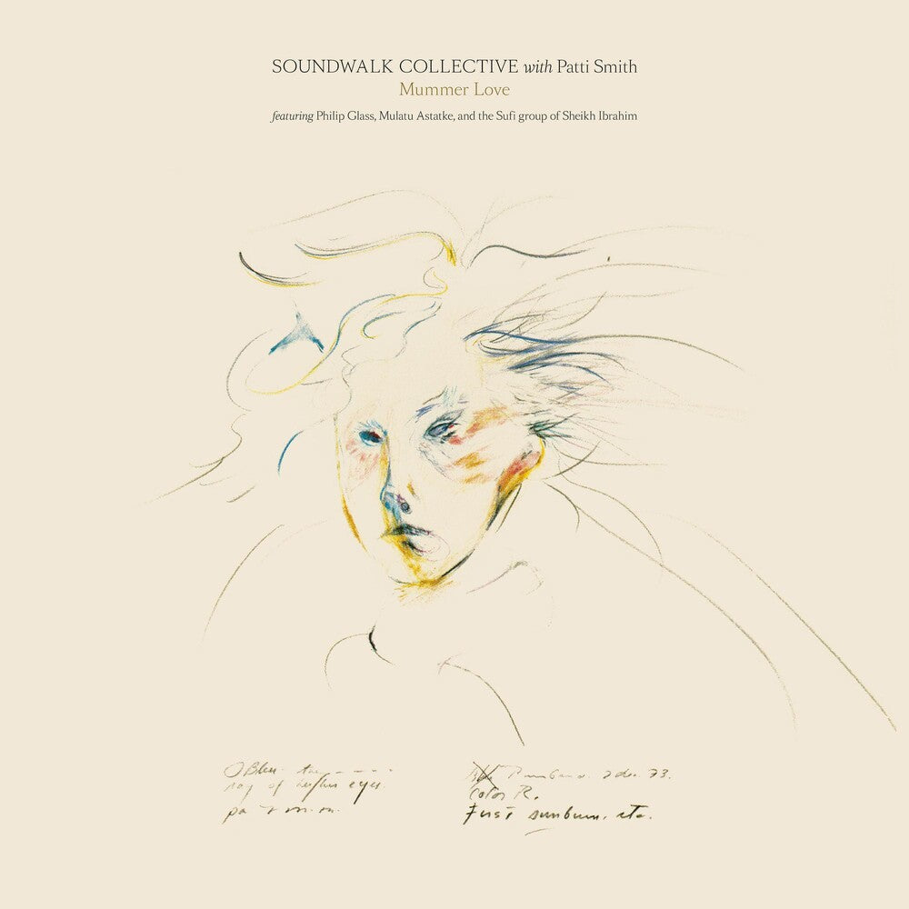 the album cover for Soundwalk Collective & Patti Smith - Mummer Love
