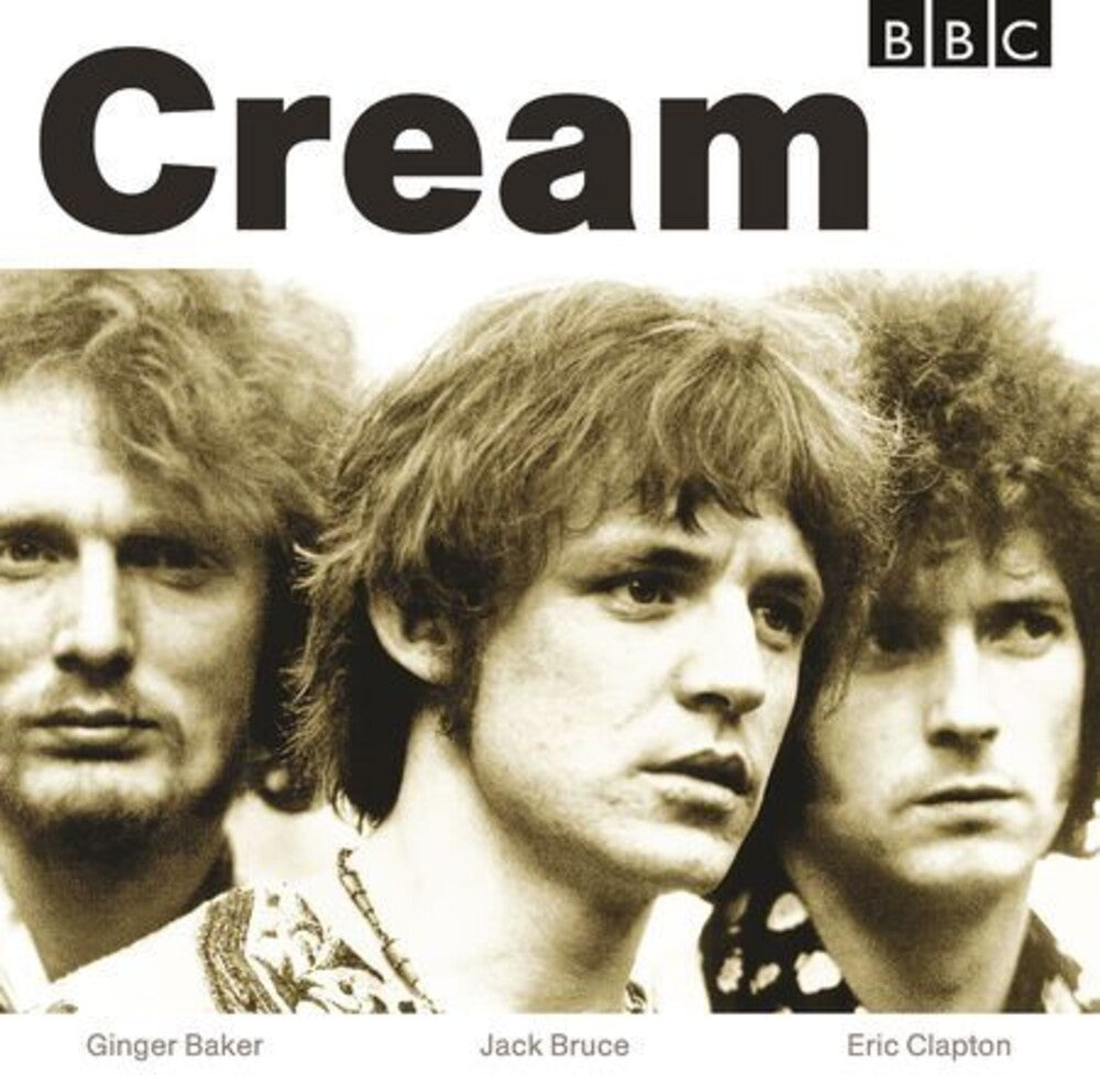 the album cover for Cream - BBC Sessions [Limited Edition White/Opaque Beige 2LP]