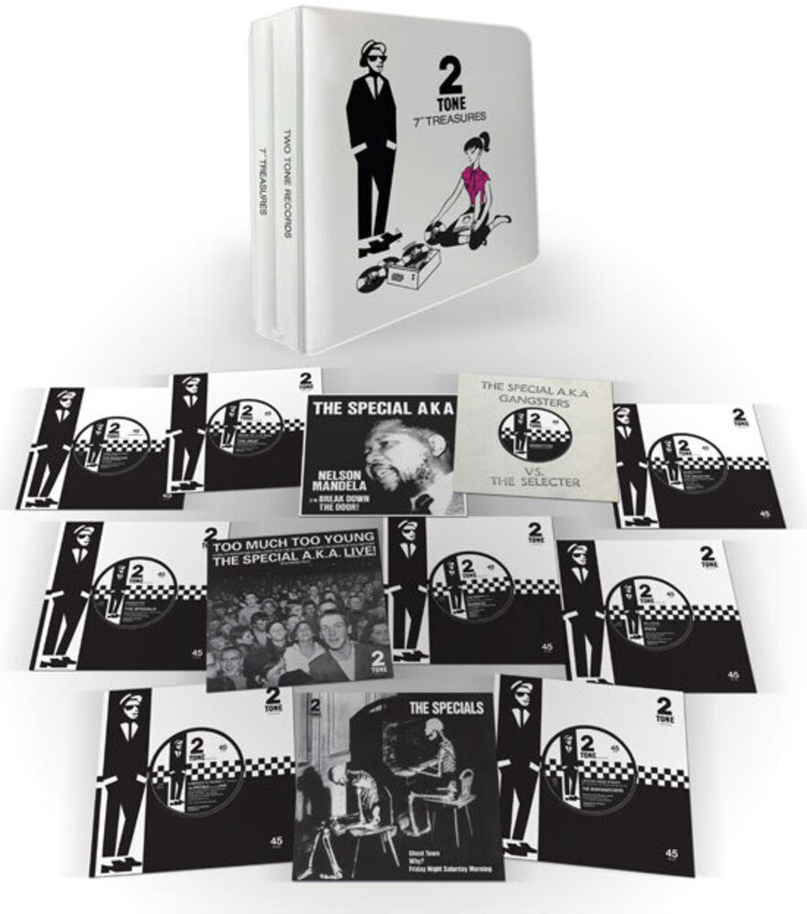 the album cover for Two Tone 7-Inch Treasures / Various - Two Tone 7 Treasures (Various Artists)