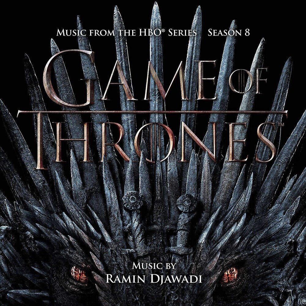 the album cover for Djawadi, Ramin - Game of Thrones: Season 8 (Selections from the HBO Series) (The Iron Throne Version)