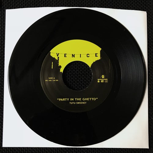 the album cover for Tutu Sweeney - Party In The Ghetto / Walking Forward