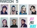 the album cover for Maroon 5 - Red Pill Blues