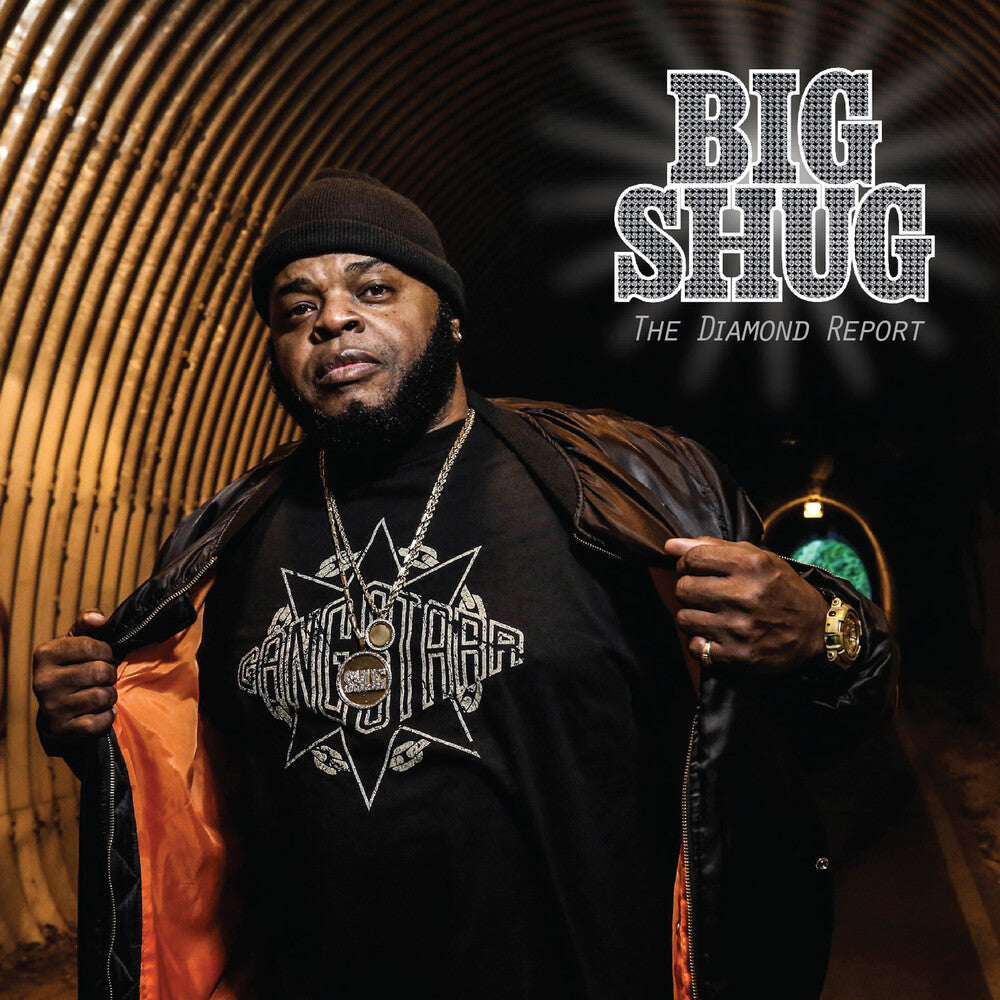 the album cover for Big Shug - The Diamond Report