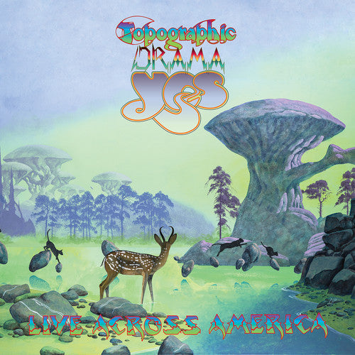 the album cover for Yes - Topographic Drama: Live Across America [3LP]
