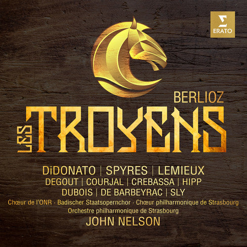 the album cover for John Nelson - Berlioz: Les Troyens